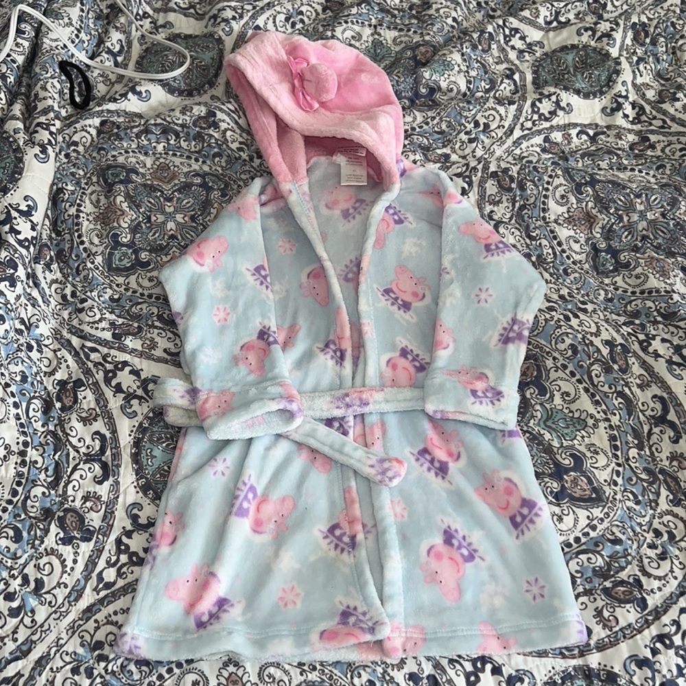 Toddler Girl Robe Peppa Pig